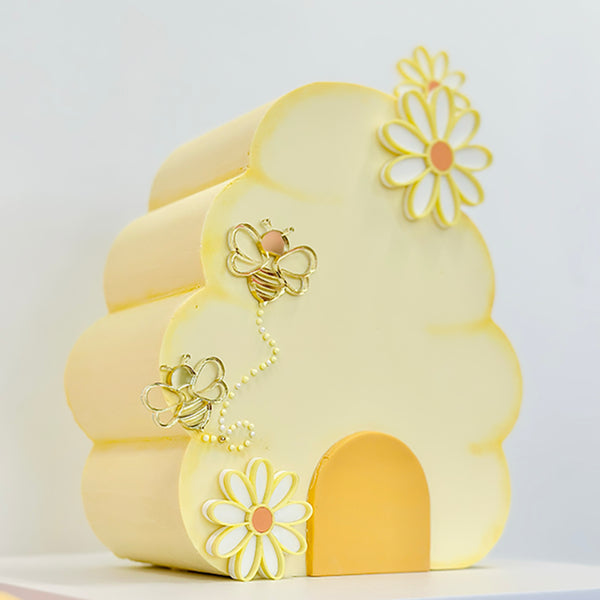 Bee Honeycomb Edible Cake Wrap or Happy Bumblebee Cake Topper -  Israel