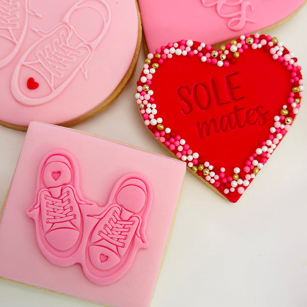 Mini Fondant Stamp Set - SOLEMATES - somethingforcake