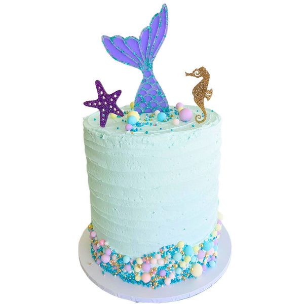 Edible Seashells Starfish Mermaid Sea Ocean Cake Cupcake Party Decoration  Topper