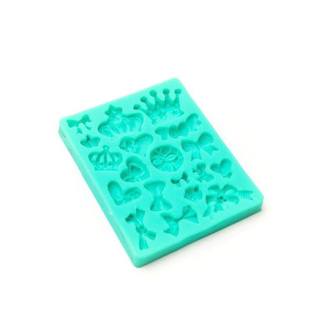 Silicone Mould - Bows and Crowns