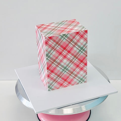 Edible Icing Image -  Christmas Plaid