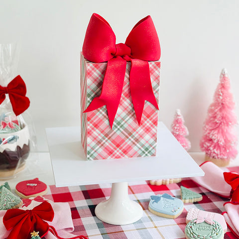 Edible Icing Image -  Christmas Plaid