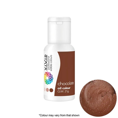 VIVID Oil Based Colour - Chocolate- 21g