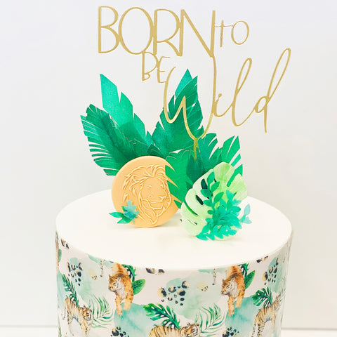 Cake Topper -  Born to be Wild