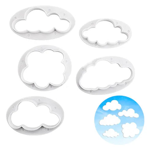 Sweet Cloud cutter Set - 5 Piece