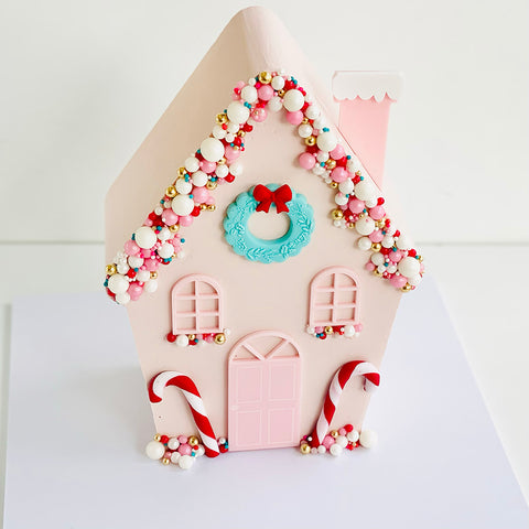 Cake Shape Guides - Gingerbread House