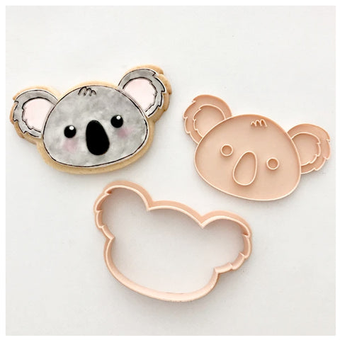 Cookie Cutter Embosser Set - Cute Koala