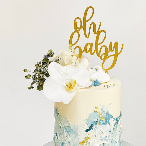 Cake Topper - Oh baby