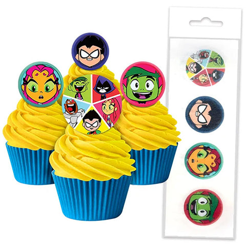 Cupcake Wafer Shapes - Teen Titan