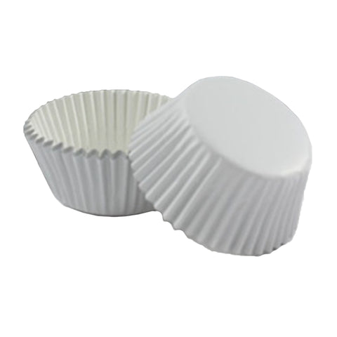 Foil Cupcake Papers - White